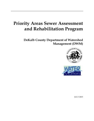 Priority Areas Sewer Assessment And Rehabilitation Program