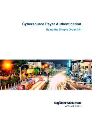 Title Page Cybersource Payer Authentication