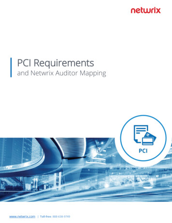 PCI Requirements - Netwrix Auditor