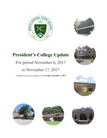 President’s College Update