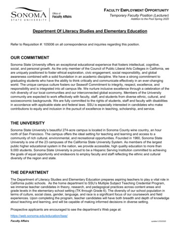 Department Of Literacy Studies And Elementary Education .