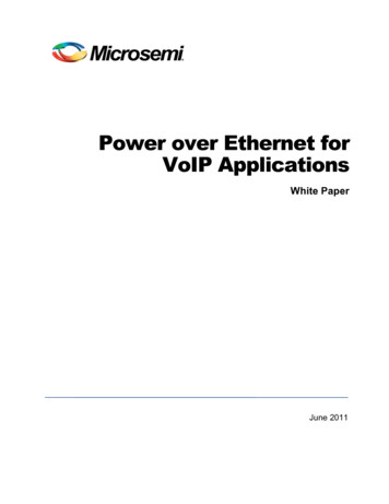 Power Over Ethernet For VoIP Applications