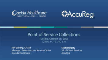 Point Of Service Collections