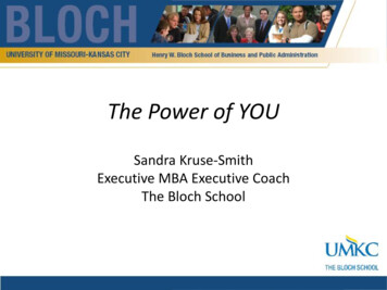The Power Of YOU - University Of Missouri - Kansas City