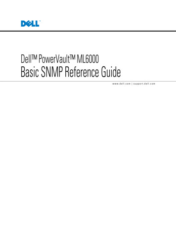 Basic SNMP Reference Guide - Dell