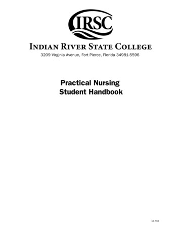 Practical Nursing Student Handbook 718 - WordPress 