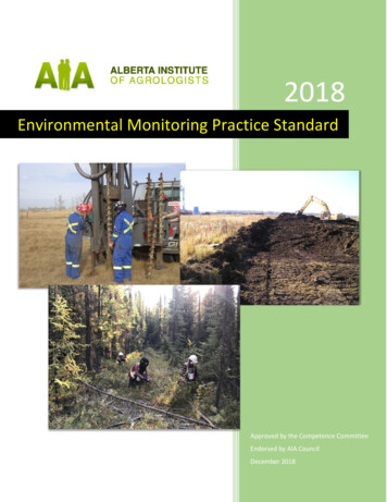 Environmental Monitoring Practice Standard