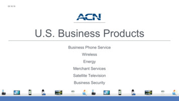 U.S. Business Products - ACN Compass