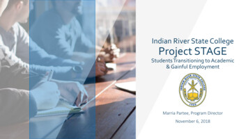 Indian River State College Project STAGE