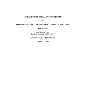 MARKET CONDUCT EXAMINATION REPORT - Delaware