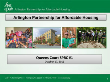 Arlington Partnership For Affordable Housing
