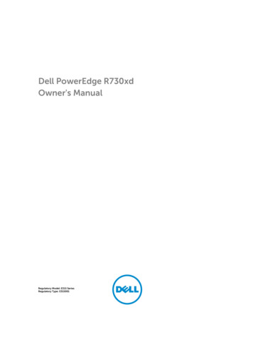 Dell PowerEdge R730xd Owner's Manual - Enterasource