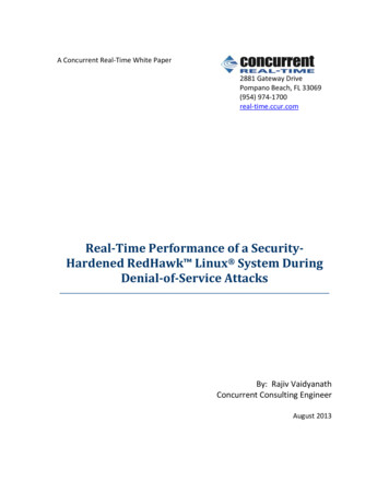 A Concurrent Real Time White Paper