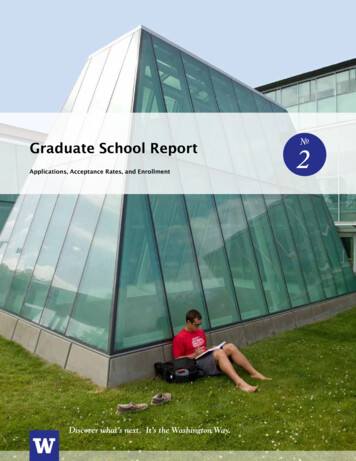 Graduate School Report 2 - University Of Washington