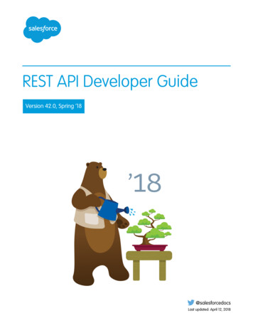 REST API Developer Guide - Oregon