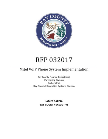 RFP 032017 - Bay County, Mi