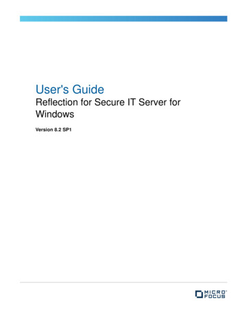Reflection For Secure IT Server For Windows