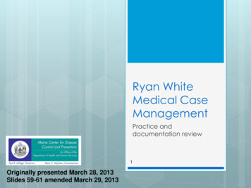 Ryan White Medical Case Management - Maine.gov
