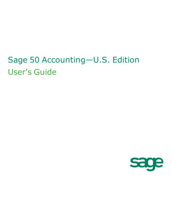 Sage 50 User's Guide