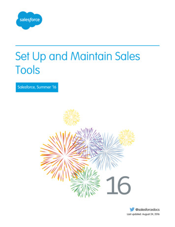 Set Up And Maintain Sales Tools - Blog.bessereau.eu