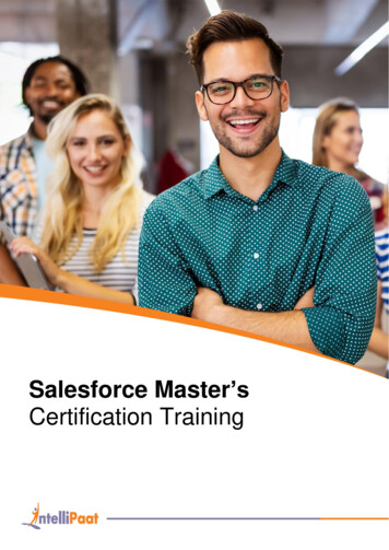 Salesforce Master’s Certification Training