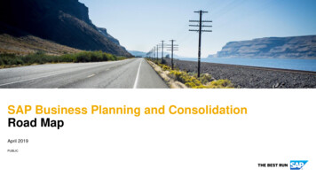 SAP Business Planning And Consolidation Road Map