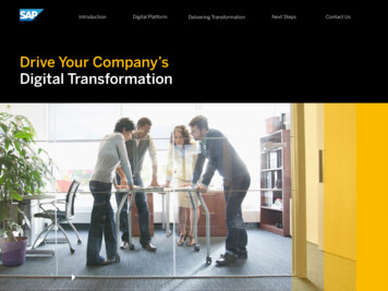 Drive Your Company’s Digital Transformation