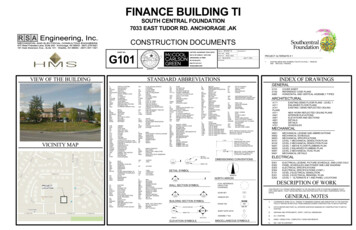 FINANCE BUILDING TI - Southcentral Foundation