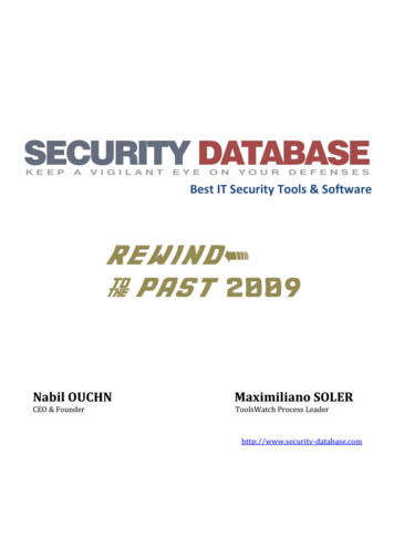 Rewind & Past 2009 - Security Database