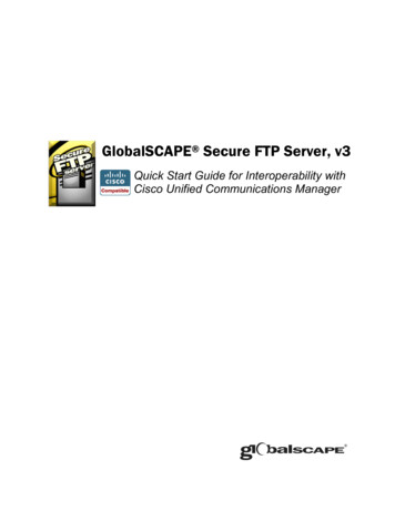 GlobalSCAPE Secure FTP Server, V3