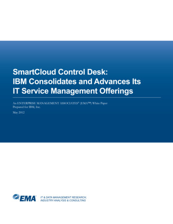 SmartCloud Control Desk: IBM Consolidates And Advances 