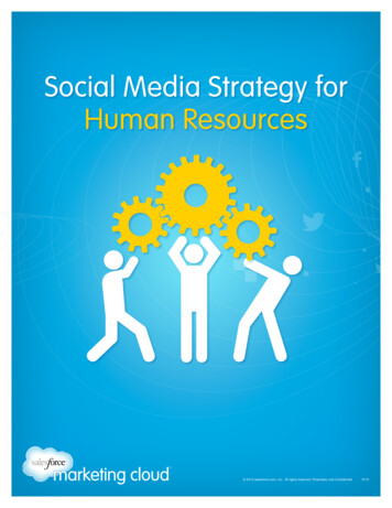Social Media Strategy For Human Resources