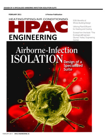 DESIGN OF A SPECIALIZED AIRBORNE-INFECTION 