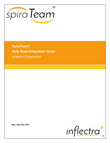 SpiraTeam Help Desk Integration Guide - Inflectra