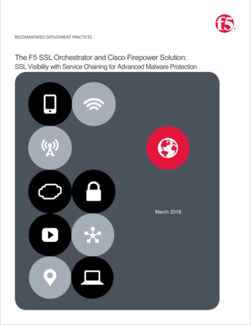 The F5 SSL Orchestrator And Cisco Firepower Solution