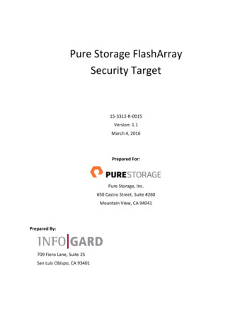 Pure Storage FlashArray Security Target