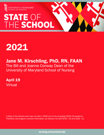 Jane M. Kirschling, PhD, RN, FAAN