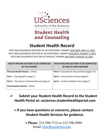 Student Health Record - USciences
