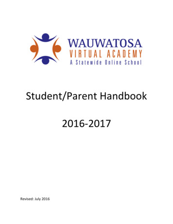 Student Parent Handbook-2016