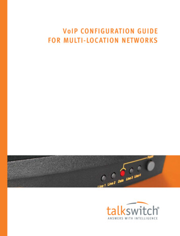 TalkSwitch VoIP Configuration Guide - PbxMechanic