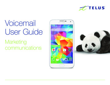 Voicemail User Guide