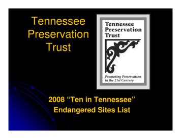 Tennessee Preservation Trust - Sitemason