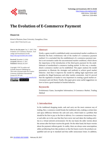 The Evolution Of E-Commerce Payment - ResearchGate