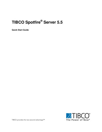 TIBCO Spotfire Server 5 - Media.cambridgesoft 