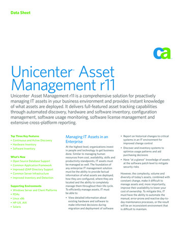 Unicenter Asset Management R11