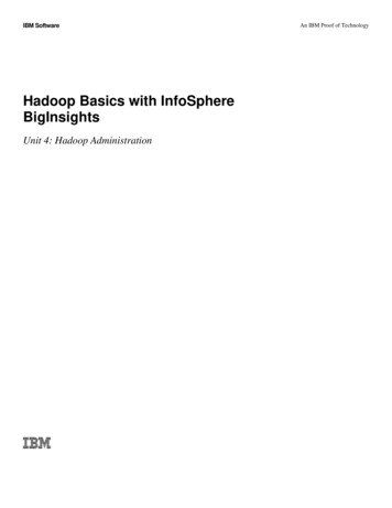 Hadoop Basics With InfoSphere BigInsights
