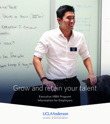 Grow And Retain Your Talent - UCLA Anderson Home UCLA .