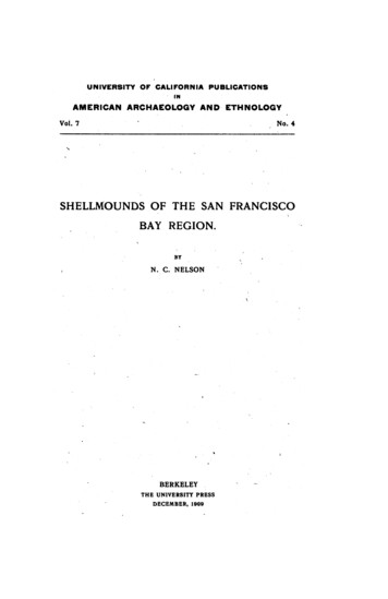 SHELLMOUNDS OF THE FRANCISCO