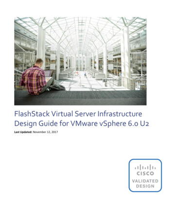 FlashStack Virtual Server Infrastructure Design Guide For .