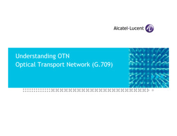 Understanding OTN Optical Transport Network (G.709)